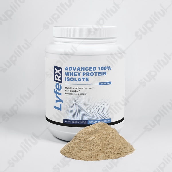 Advanced 100% Whey Protein Isolate Vanilla front photo