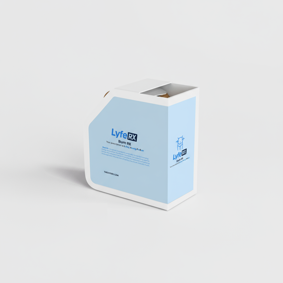 LyfeRX Burn RX packaging on a white background