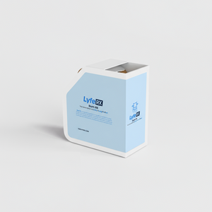 LyfeRX Burn RX packaging on a white background