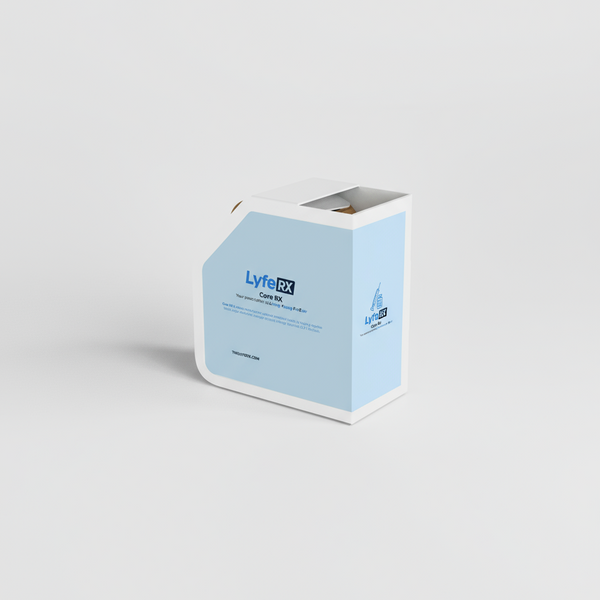 Lyfe RX Core RX packaging on a white background
